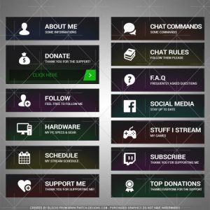 twitch info panel