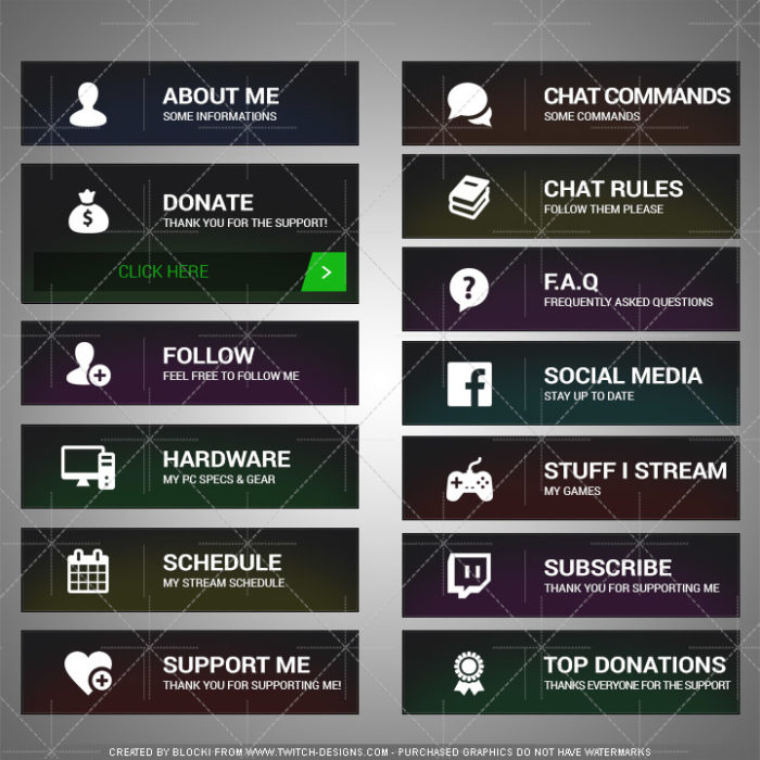 twitch panels