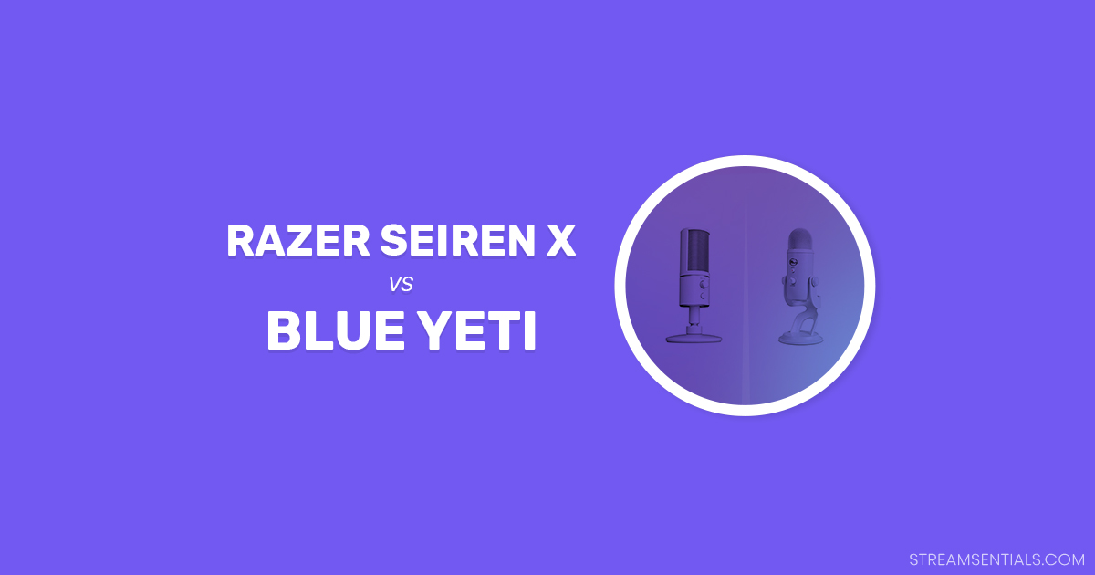 Razer Seiren X Vs Blue Yeti Quick Mic Comparisons
