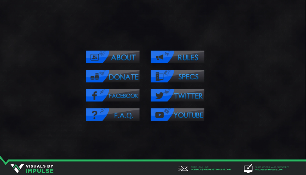 twitch info panel