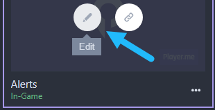 edit your player.me alerts